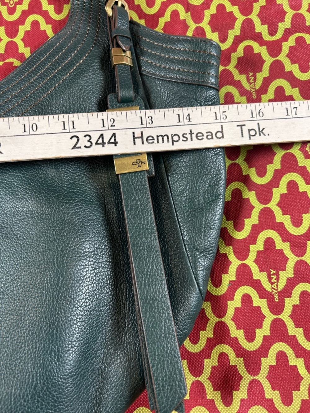 OrYANY Tracy Leather Hobo bag in Dark Green - Picture 2 of 7